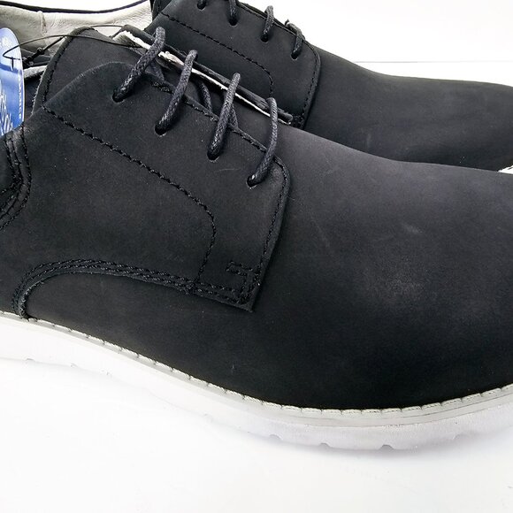 Propet Men's Grisham Black Nubuck Leather Casual Lace Up Oxfords Size 8.5 NWTF - Picture 5 of 13